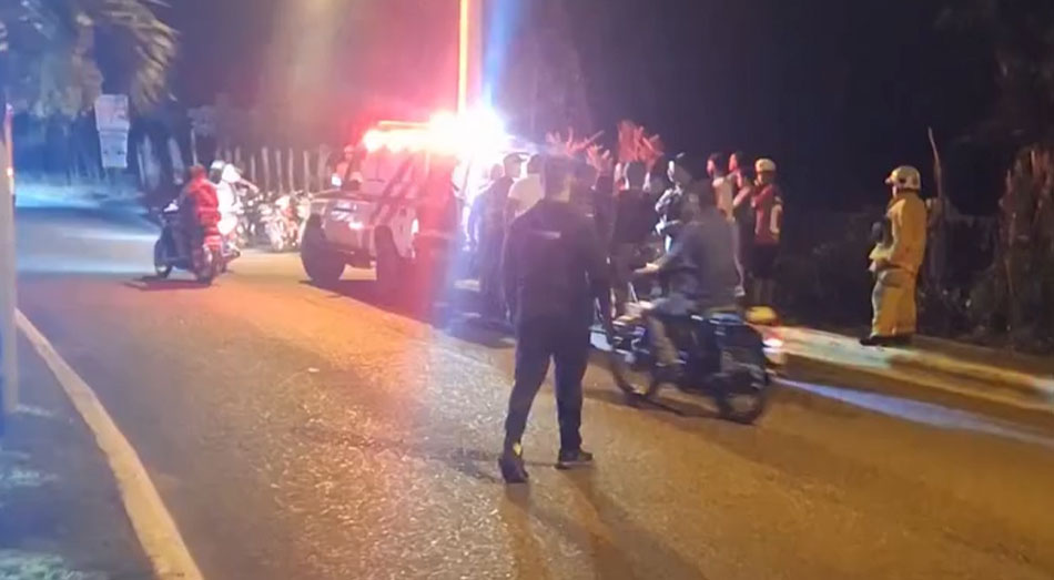 Ambas se desplazaban en motocicletas