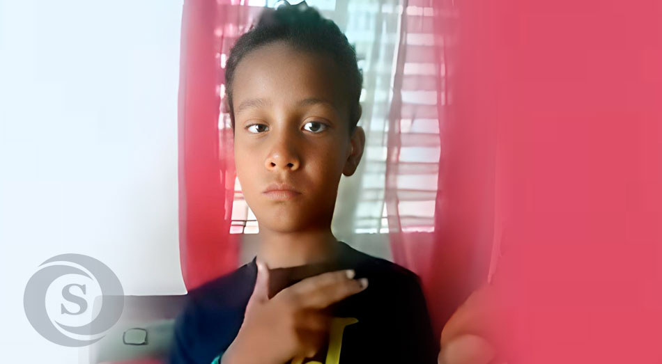 Ángel Gabriel Peralta, de tan solo 12