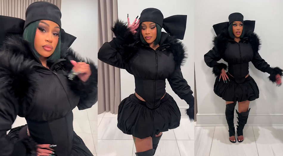 Cardi B informó mediante su cuenta de Instagram el nacimiento de su cuarto hijo