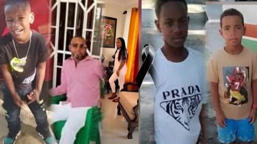 Cinco integrantes de una misma familia