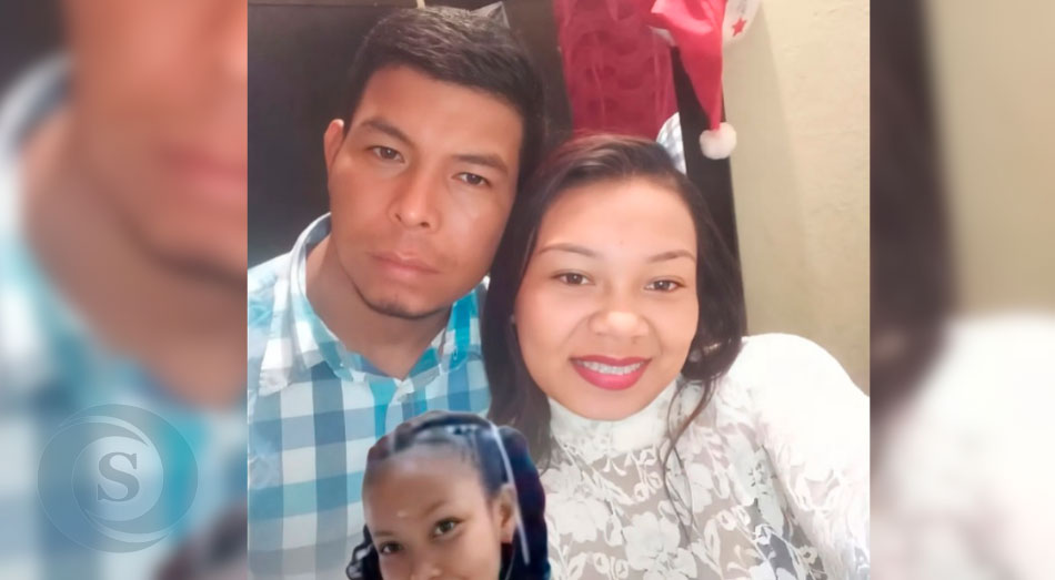 Deivis Roqueme Mendoza, Liz Patricia Luna Hernández y Natalia Lucía Roqueme
