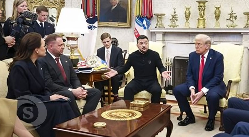 Donald Trump y Volodímir Zelenski 