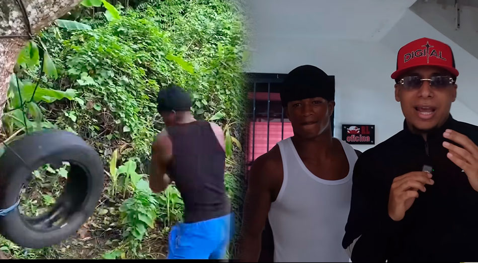 El Ninja Dominicano, un joven destacado por su flexibilidad y habilidades físicas.