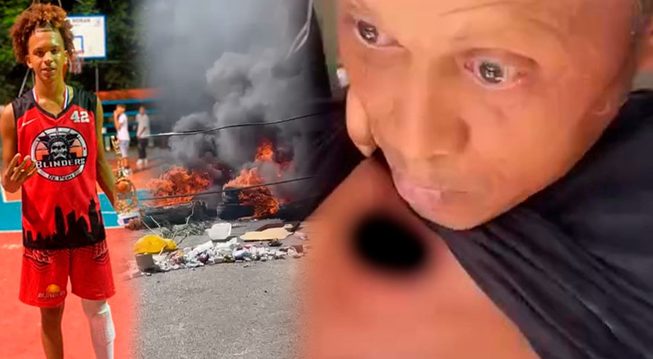 El ambiente continúa tenso y descontrolado en el distrito municipal El Limón, en Villa González