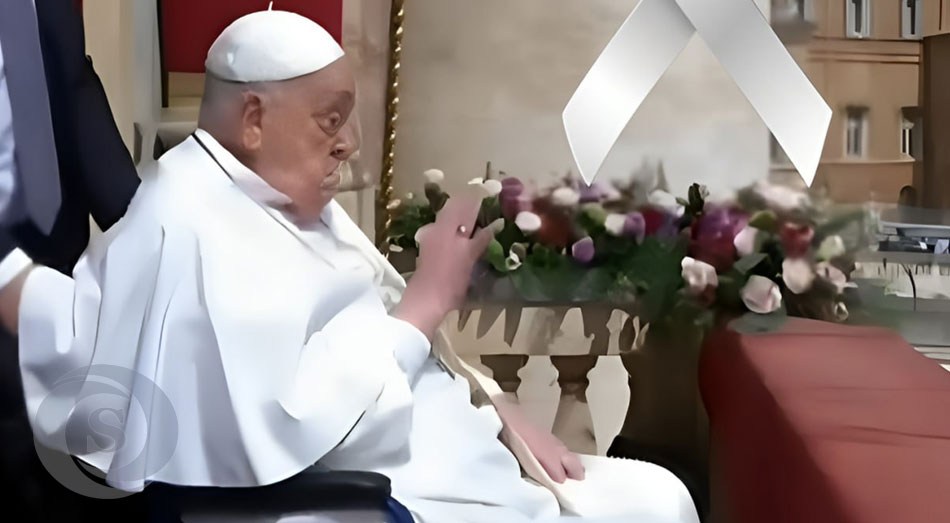 El papa Francisco, en su última aparición pública