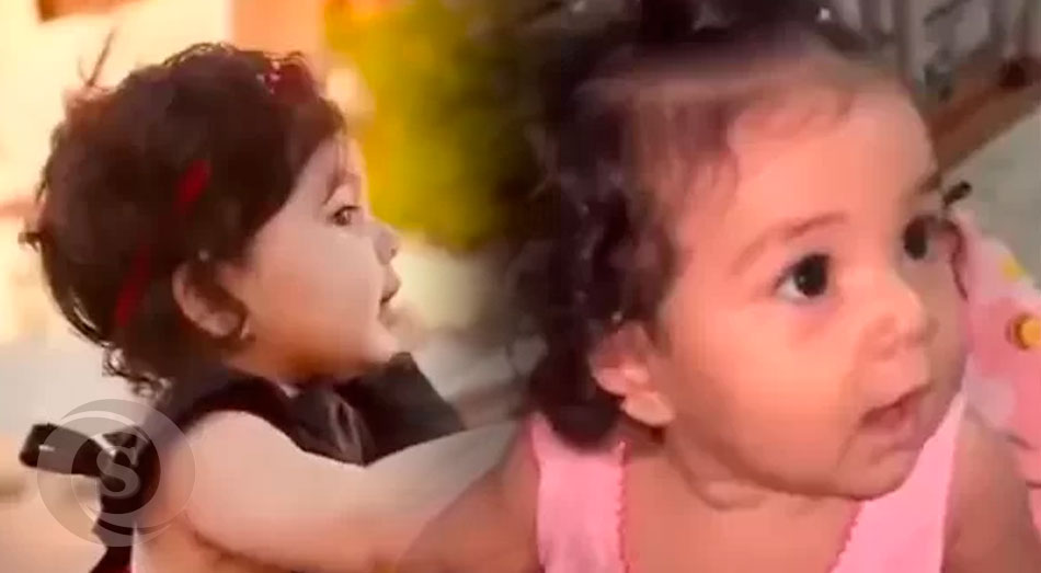 Elisa, de apenas nueve meses