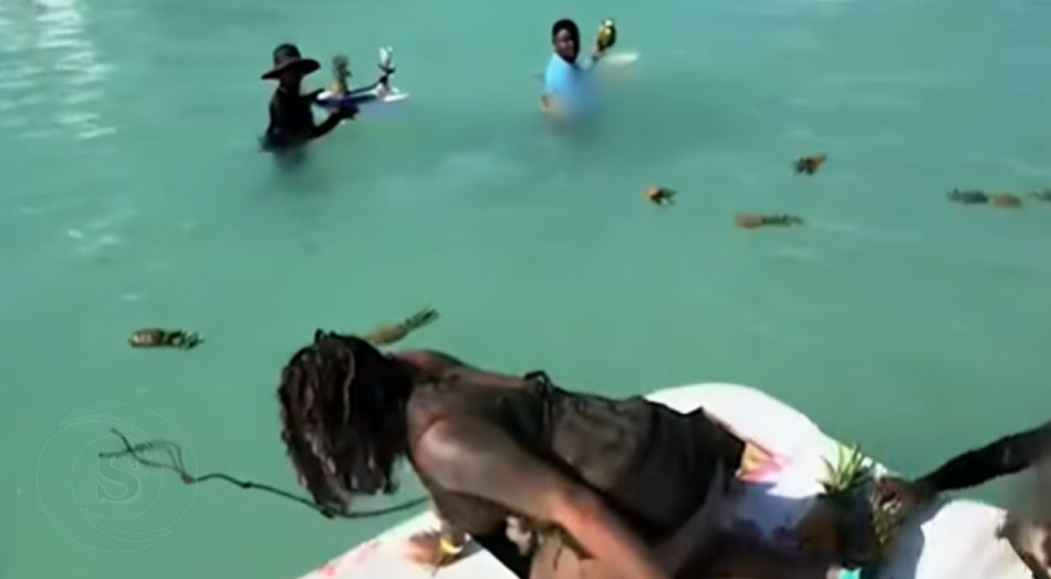 En Punta Cana, República Dominicana, una turista
