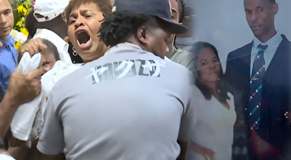 En la funeraria Gresefu, en Sabana Larga, Santo Domingo Este