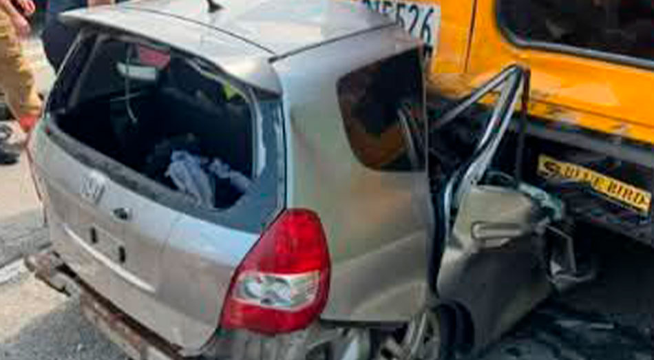 En un autobús escolar en Madisonville el martes.