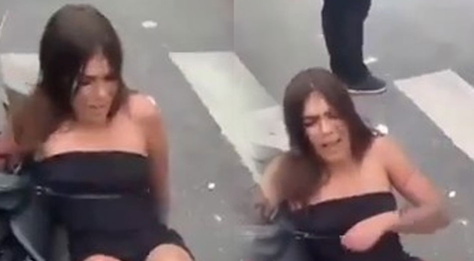 Entre una motocicleta y otro vehículo