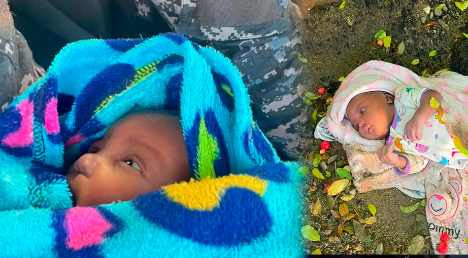 Frente a un negocio de comida rápida