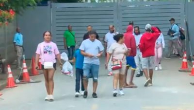 Fueron recibidos por sus familiares