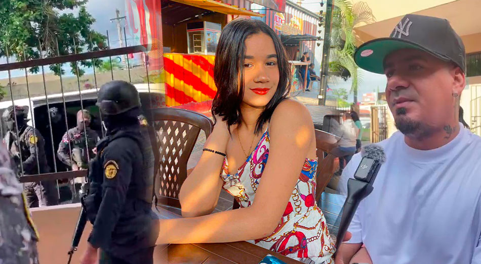 Imputada Amy Hidalgo llega al tribunal entre fuerte presencia mediática por el caso de la joven Yennely Duarte Hilario