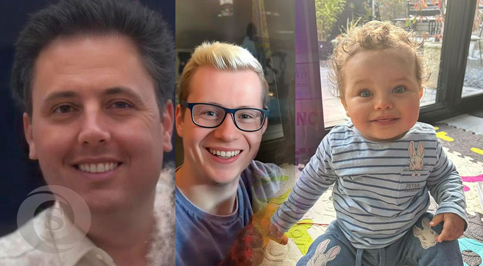 Jamie Varley, de 36 años, y su pareja, John McGowan-Fazakerle