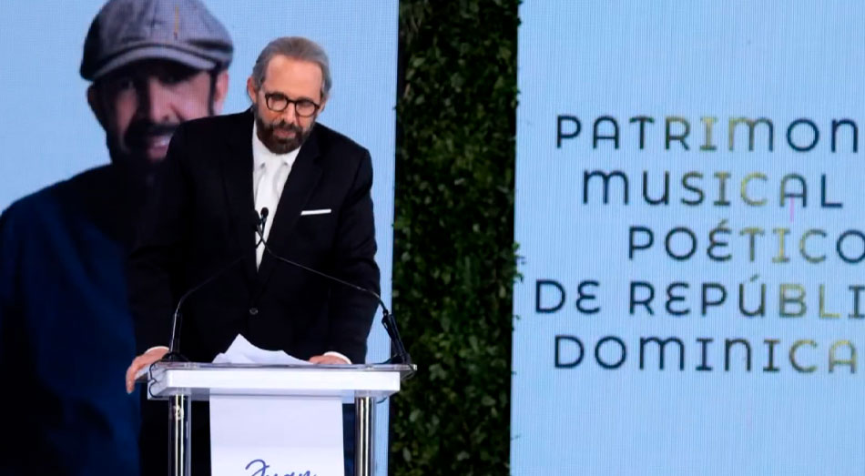 Juan Luis Guerra como “Patrimonio Musical y Poético de República Dominicana