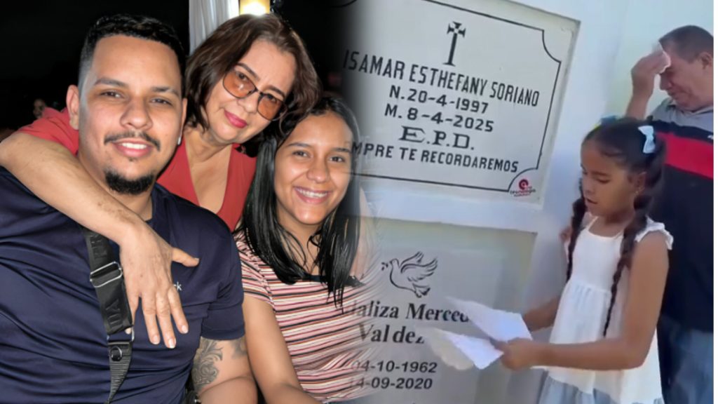 La hija del joven empresario Edwin Alcides Acosta Valdez y de Isamar Estefany Soriano