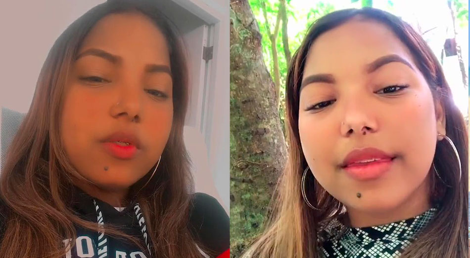 La joven Lisaura López González