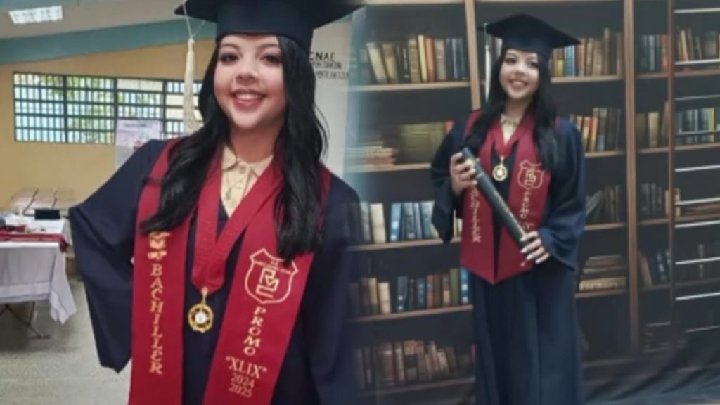 La joven estudiante Norkis Valeria Brito Gámez