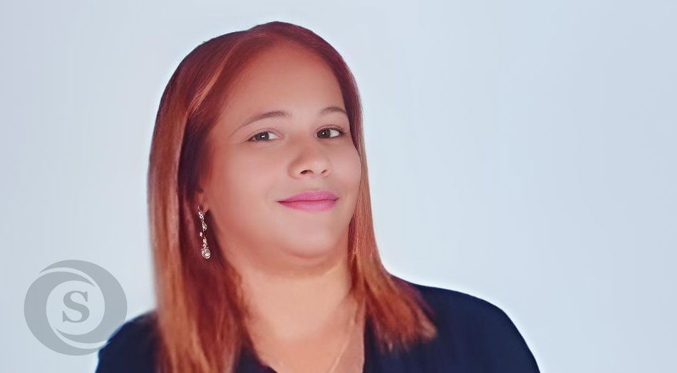 La joven profesora Isaura Sánchez
