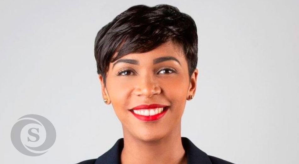 La magistrada Alexandra Reyes Custodio