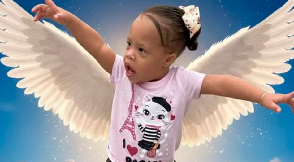 La pequeña Jacmeiry Alaia Abreu