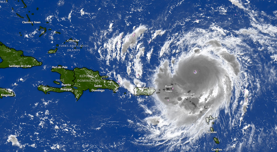 La tormenta Erin evolucionó hasta convertirse en un huracán categoría cuatro