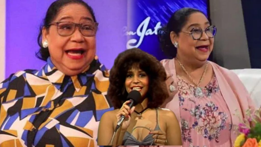 La vedette y actriz Angelita Curiel, conocida popularmente como la Mulatona