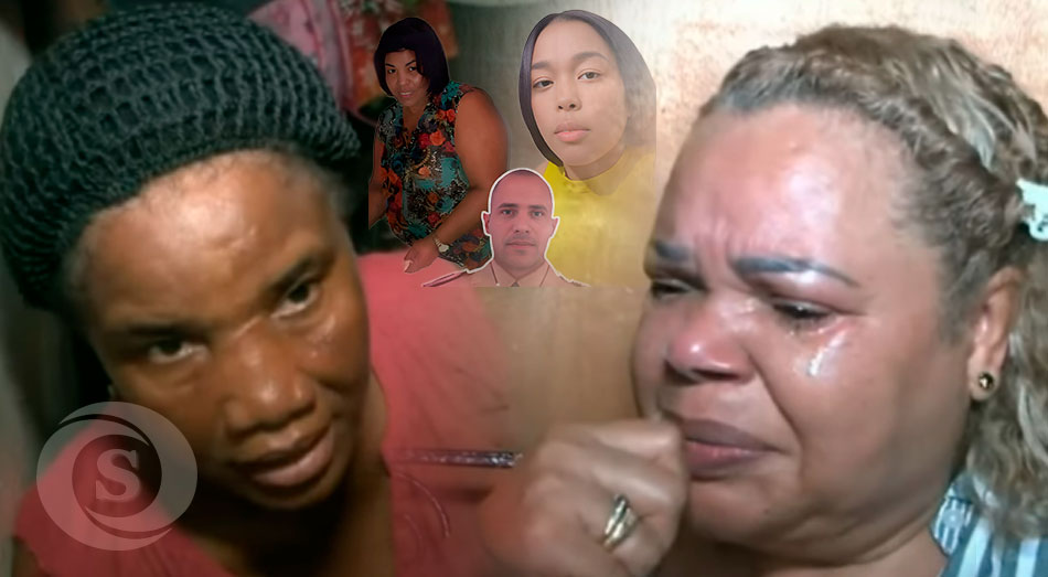 Los familiares de Elania Galarza Cabrera y Beatriz Reyes Cabrera, hablar