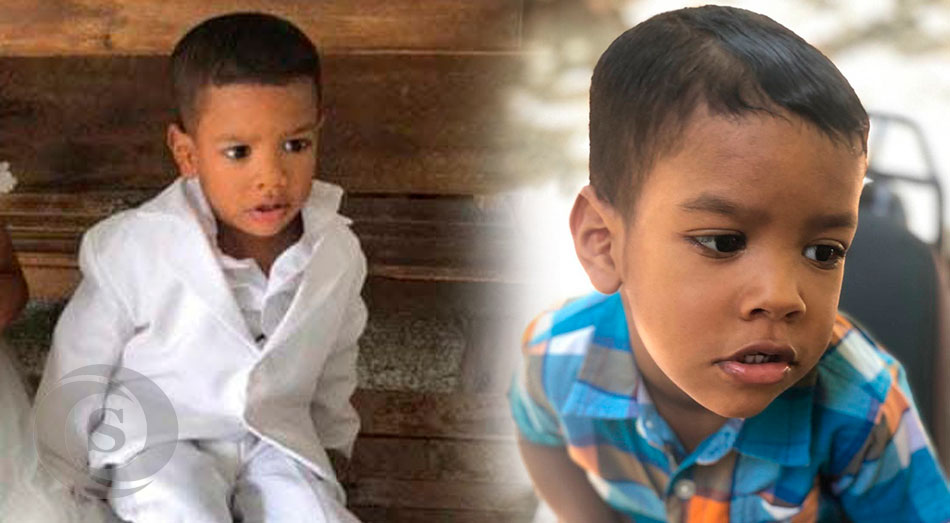 Malvin Vásquez Ricón, de tan solo 5