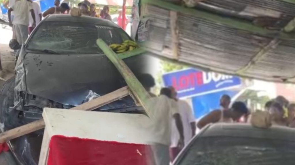 Marcia Guzmán de Santana conducía un carro de la marca Chrysler