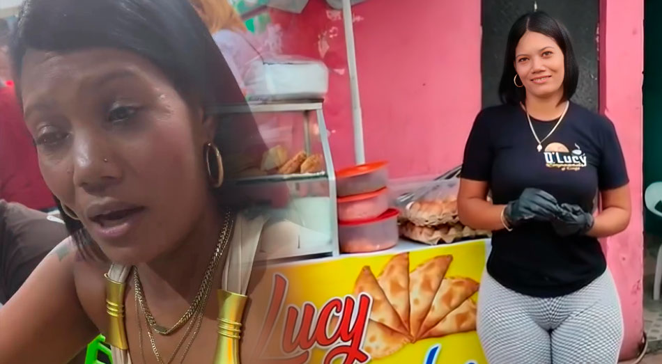 Mientras compartía con amigos frente a su puesto 
