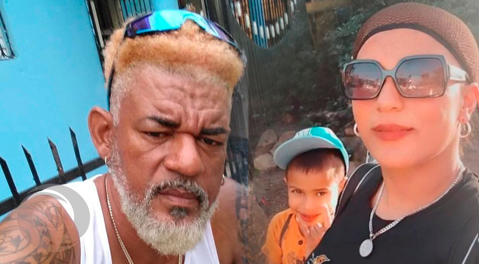 Noemí Marte Encarnación y su hijo Axel Federico Ruiz Marte