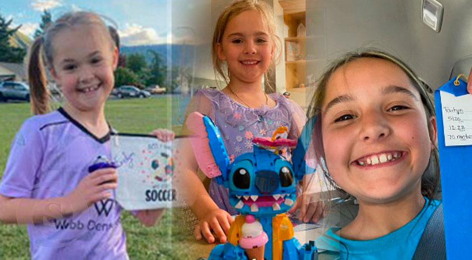 Paityn Decker, Evelyn Decker y Olivia Decker