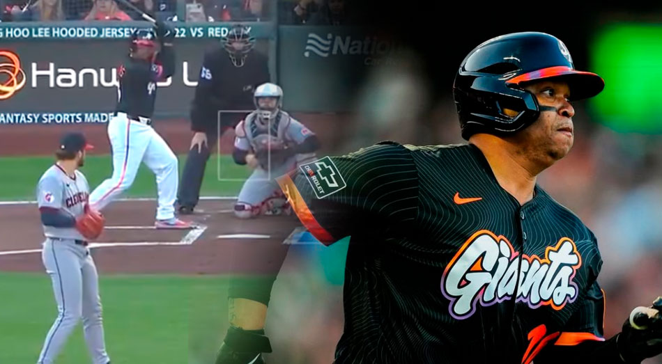 Rafael Devers con los Gigantes de San Francisco