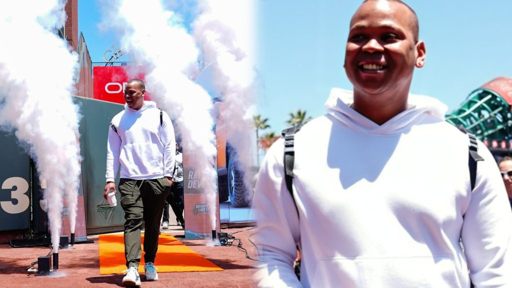 Rafael Devers en el Oracle Park, marcando así una nueva etapa en su carrera