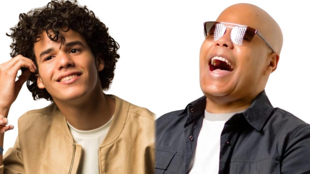 Rubby Pérez. Su nieto, Ian Marco