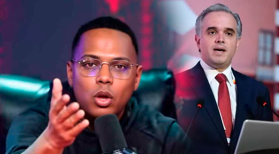 Santiago Matías García (Alofoke) lanzó un cuestionamiento público al ministro de Educación, Luis Miguel De Camps