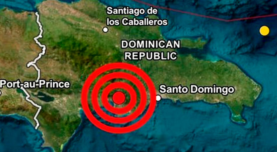 Sismo de magnitud 4.6 sacude República Dominicana