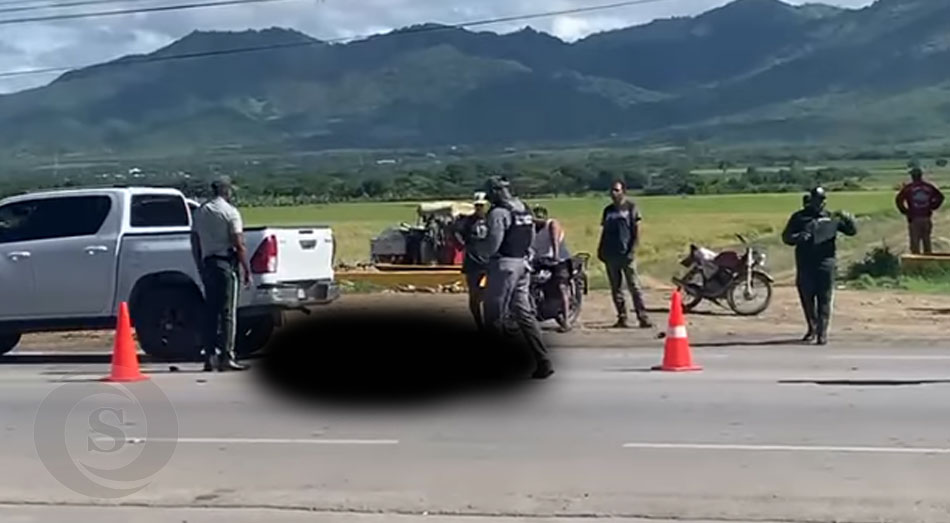 Un accidente ocurrido en el Cruce de Esperanza