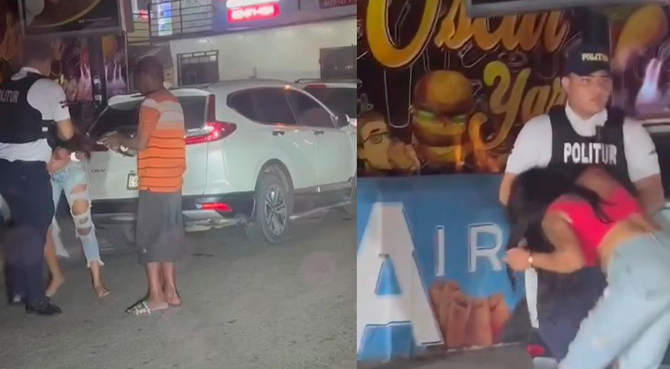 Un agente de POLITUR