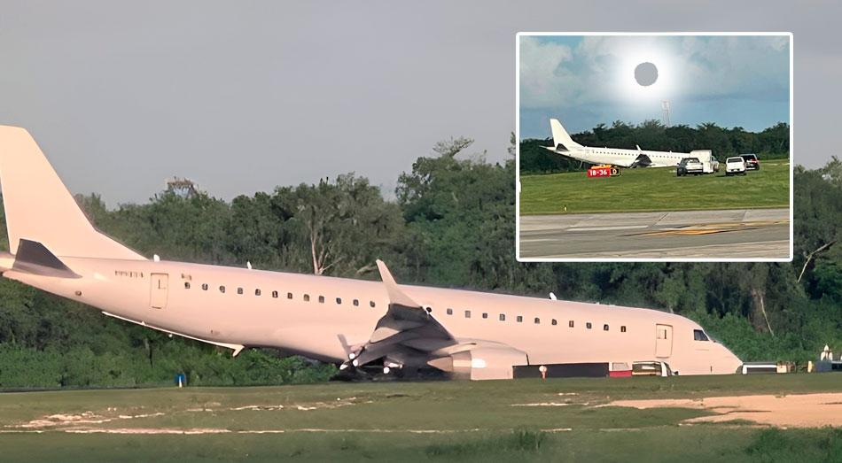 Un avión de la aerolínea Sky High