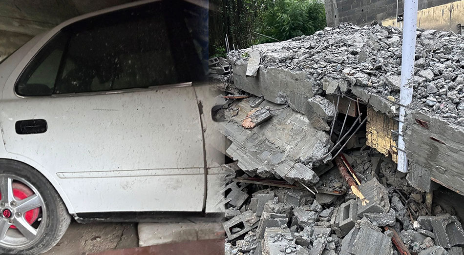 Un edificio en construcción se colapsó