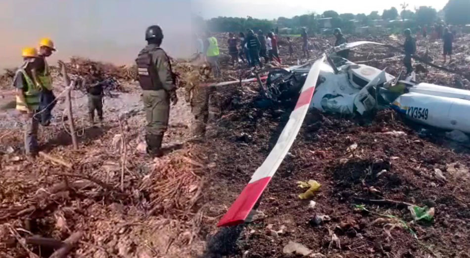 Un helicóptero de entrenamiento de la Aviación Militar Bolivariana