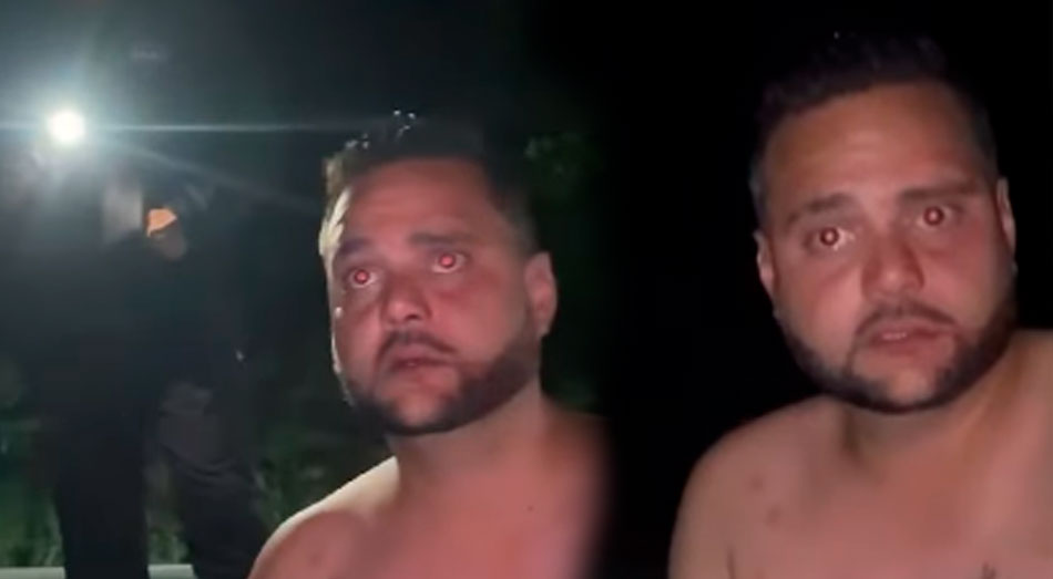 Una rubia que supuestamente le había pedido una bola