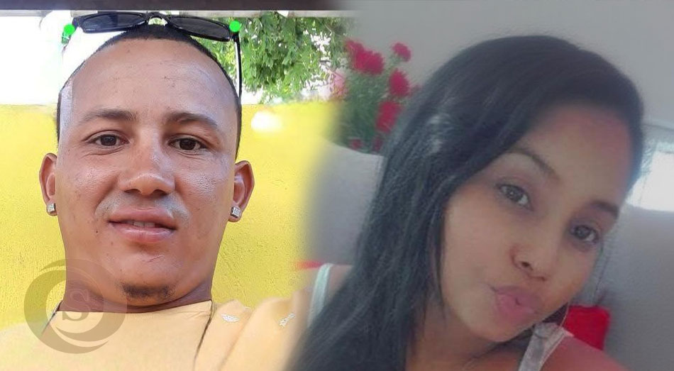 Wendy Josefina Peña Bonilla y su expareja, Javier Díaz