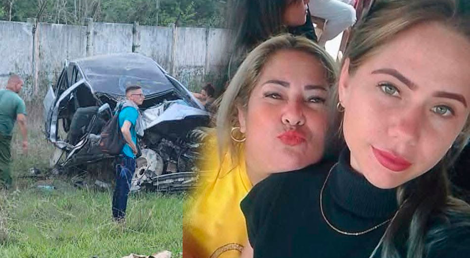 Yaliyly Requejo y su hija Sheyla Escobar Requejo
